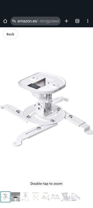 Soporte proyector techo - brazos ajustables