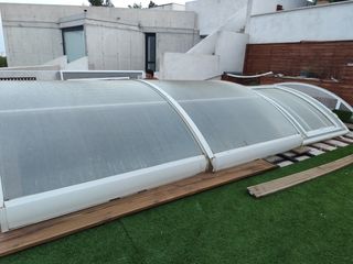 Cubierta piscina aluminio 3x5m