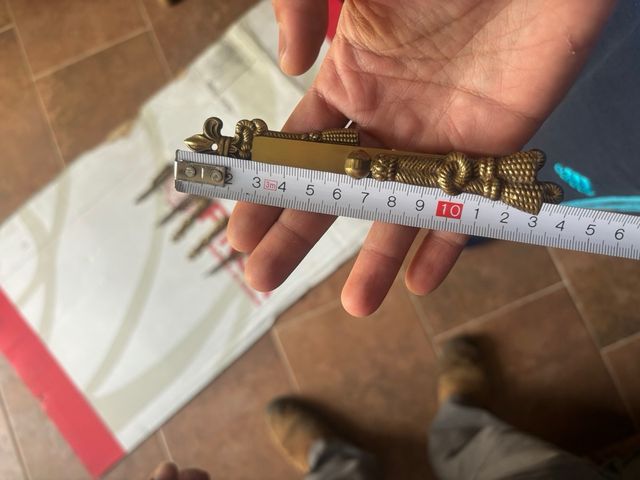 Tiradores dorados - 6 pzas