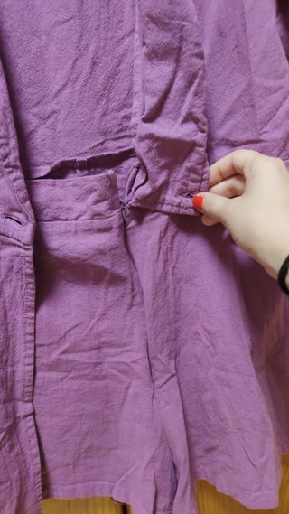 Vestido mono corto morado