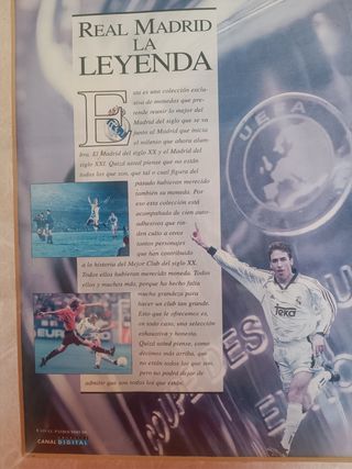 Cuadro Monedas Real Madrid