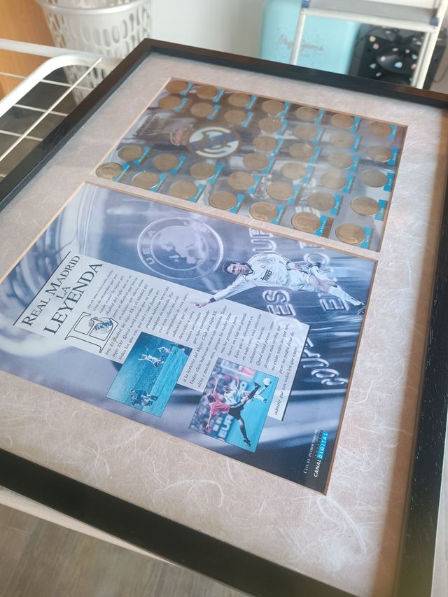 Cuadro Monedas Real Madrid