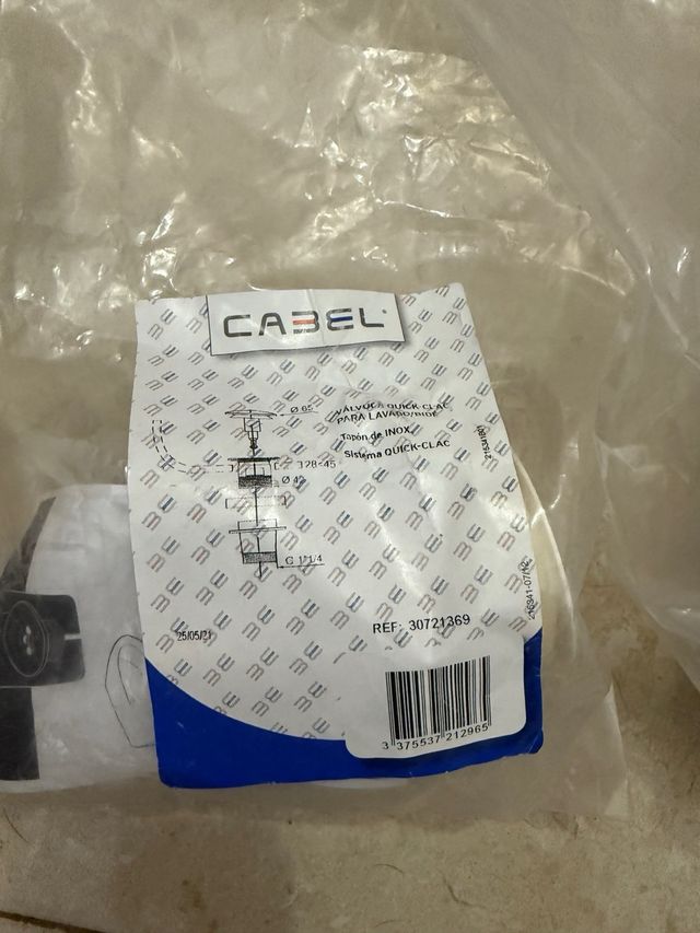 Válvula desagüe CABEL Quick-Clac