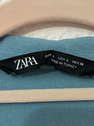 Blusa Zara - Azul petroleo
