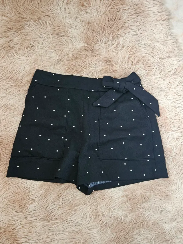 Shorts Zara lunares - M