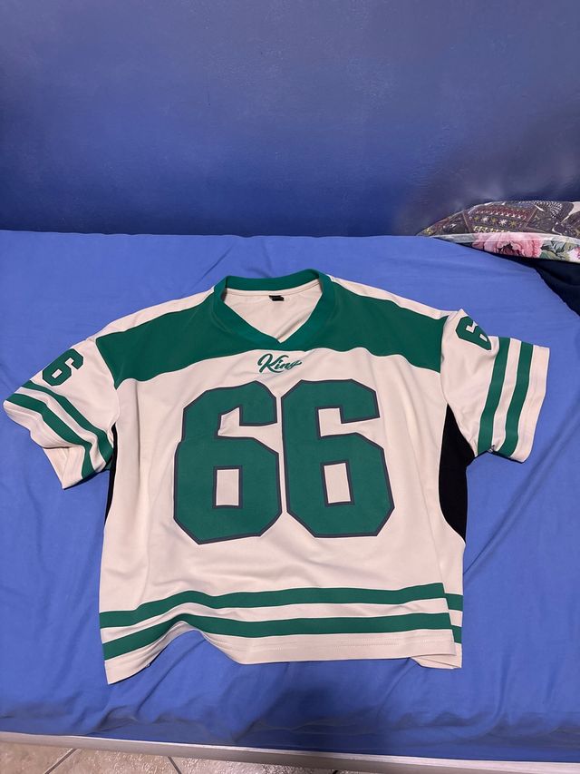 Maglia Jersey King 66 Verde-Bianca