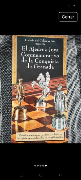 Peón ajedrez bronce dorado