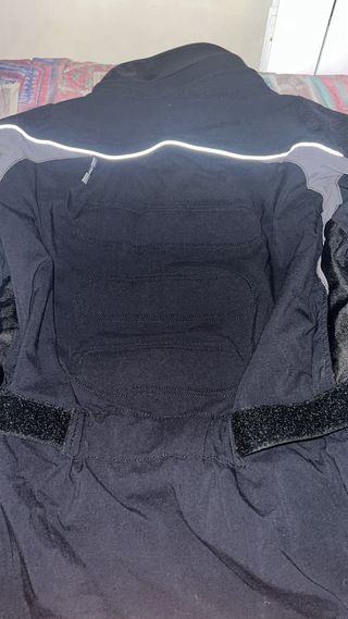 Chaqueta de Motorizado Crivit Negra/Gris MotoRace