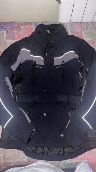 Chaqueta de Motorizado Crivit Negra/Gris MotoRace