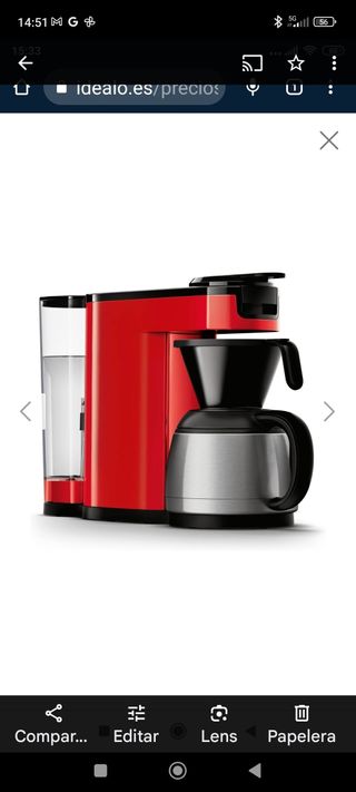 Cafetera roja Cecotec