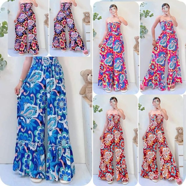 Jumpsuit tubo multicolor