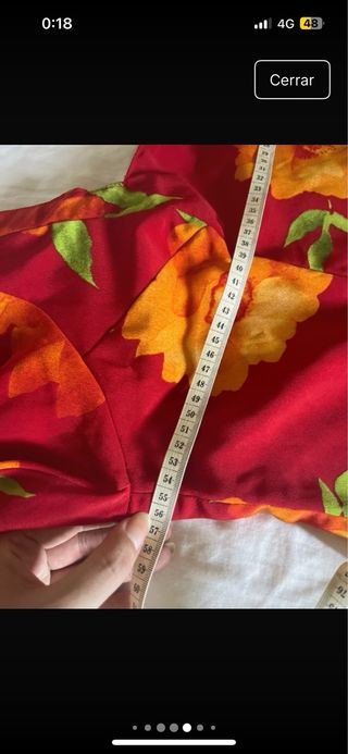 Traje Flamenca Rojo y Verde
