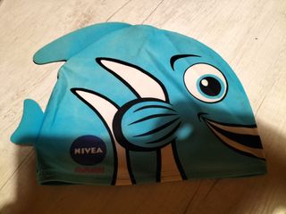 Cuffia tessuto piscina per bambini  pesciolino