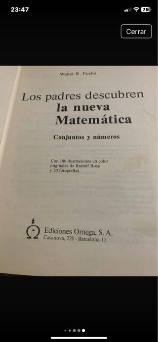 Los padres descubren las matemáticas