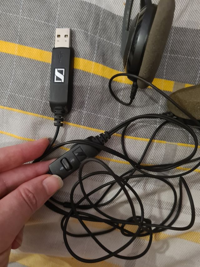 2 Cascos PC con Micrófono USB