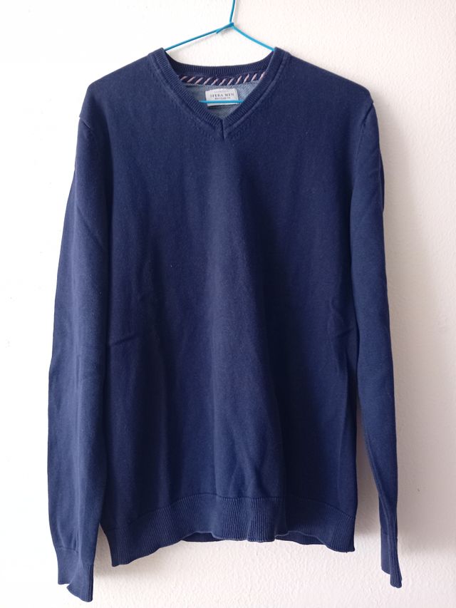 Jersey Esfera Men azul - Cuello pico