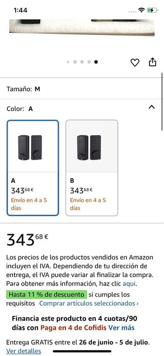 Cerradura Inteligente Smart Home EKOUQIN