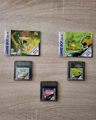 3x juegos Game Boy Color Disney
