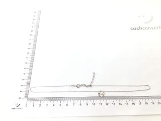 cadena plata 925mm con piedra con circonita 19 2.5cm