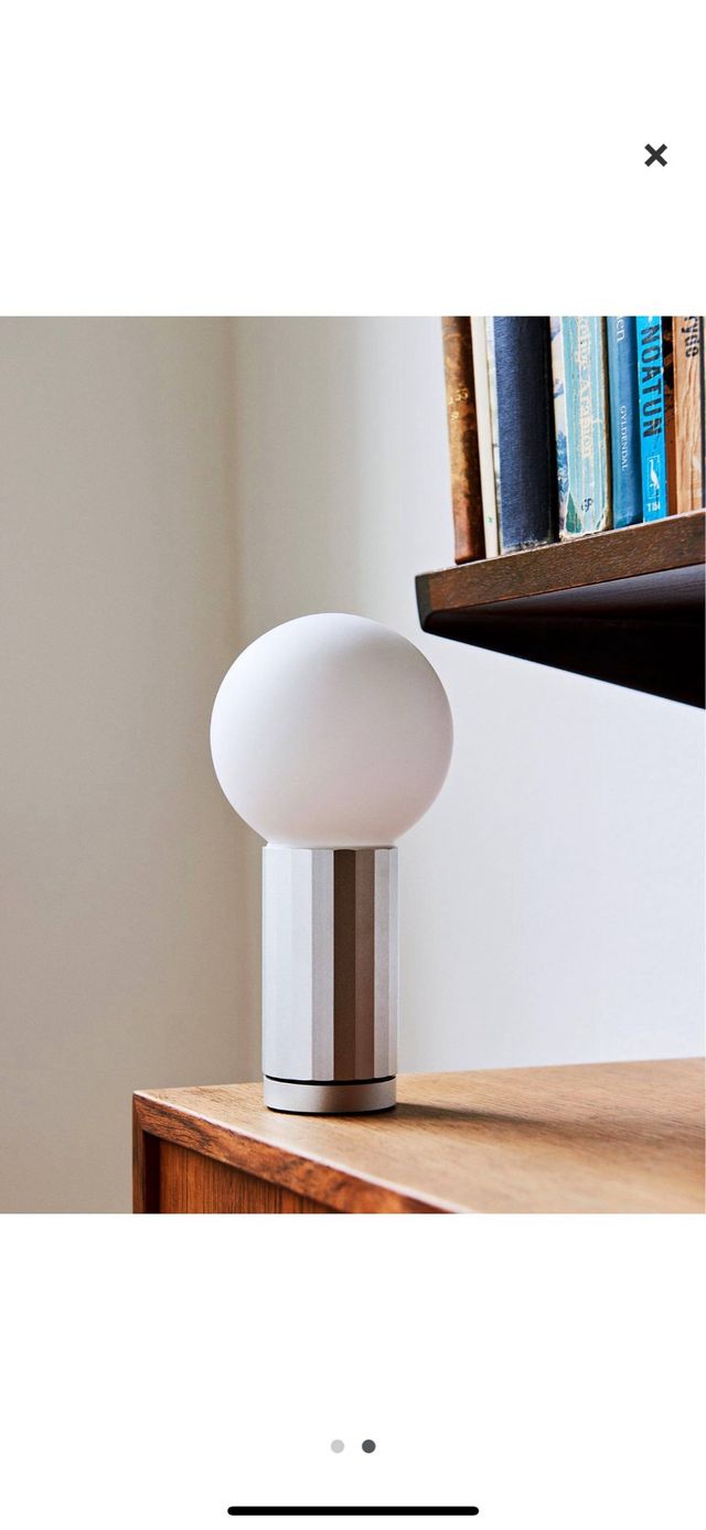 Lampara HAY - Mesa - Metal y Cristal