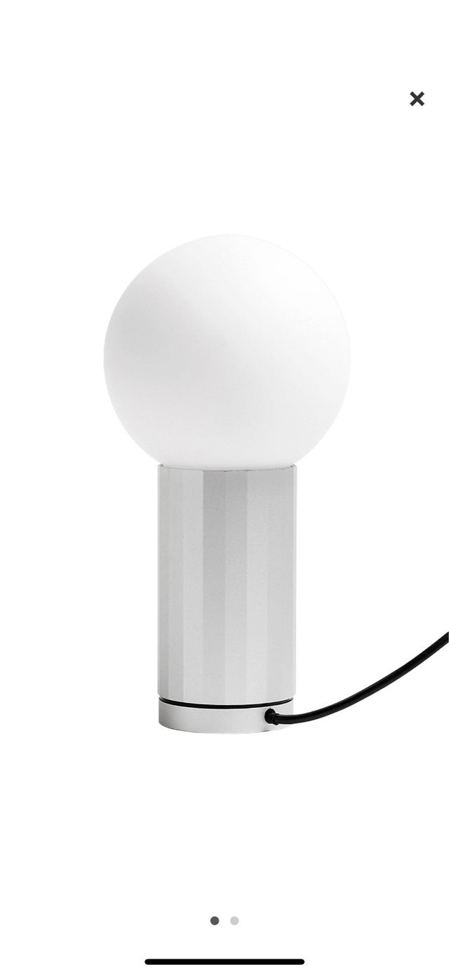 Lampara HAY - Mesa - Metal y Cristal