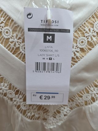 Blusa blanca encaje