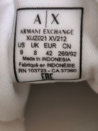 Zapatillas Armani Exchange Talla 42