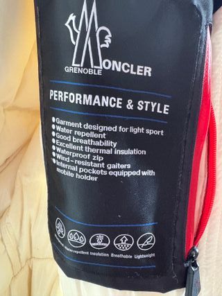 Plumífero Moncler Grenoble blanco
