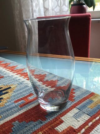 Vaso vetro trasparente