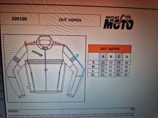 Chaqueta moto niño Aspen L - Nueva