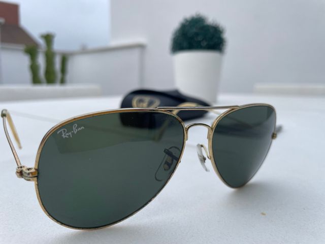 Rayban Aviator: Gafas verdes