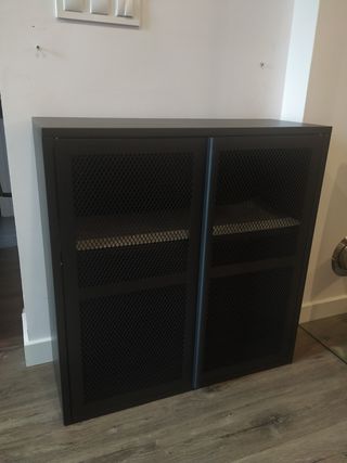 Armadio metallico nero Ikea Ivar