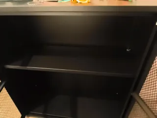 Armadio metallico nero Ikea Ivar