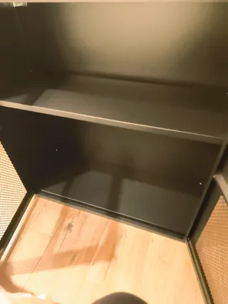 Armadio metallico nero Ikea Ivar