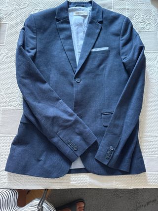 Chaqueta H&M azul, talla 14 años