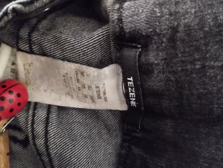 Shorts Jeans Neri Vita Alta Tg.XS