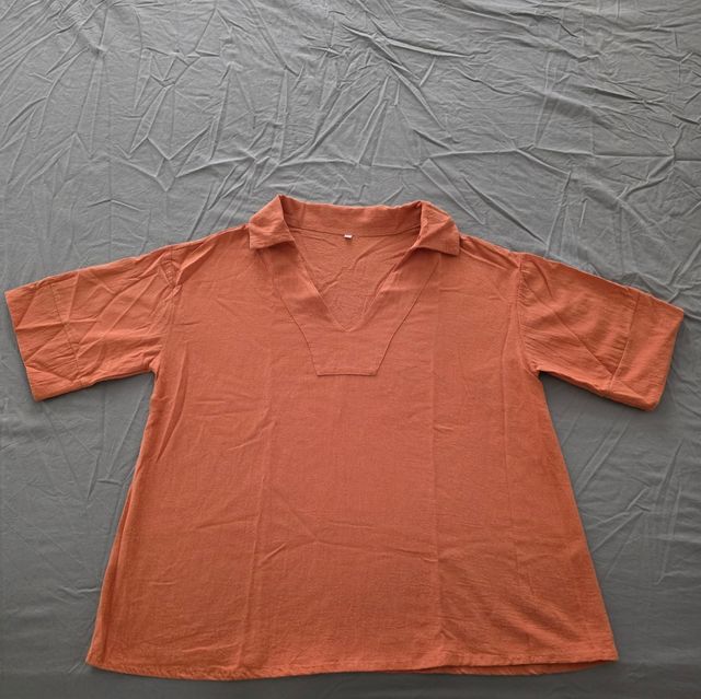 Maglia cotone arancio XL