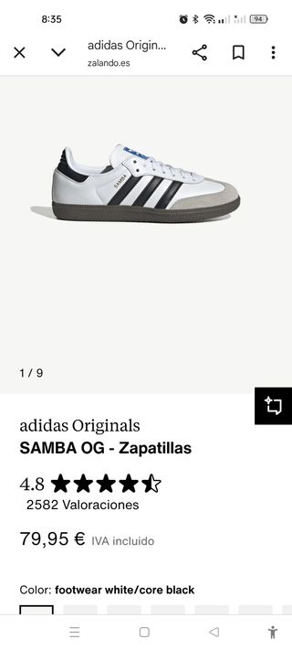 Adidas Samba OG - Zapatillas 44