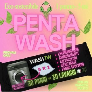 Panno innovativo lavatrice 5 in 1