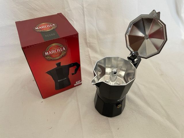 Cafetera italiana Marcilla negra - 2 tazas