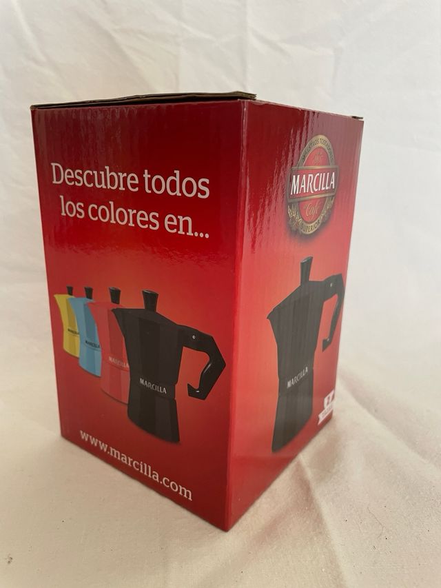 Cafetera italiana Marcilla negra - 2 tazas