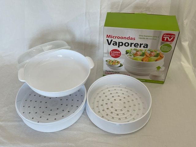 Vaporera Microondas 2 Capas