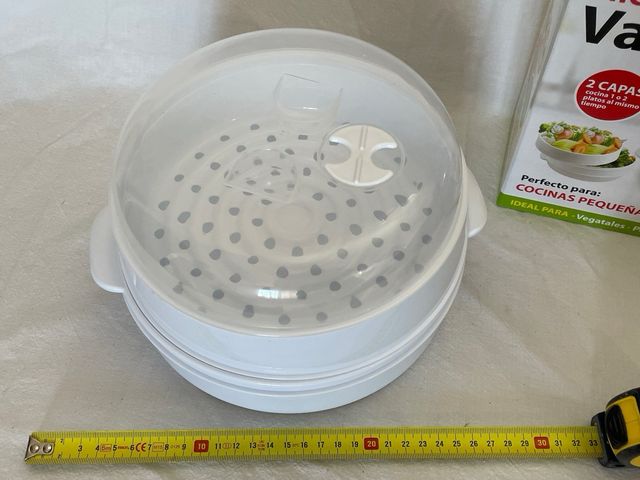 Vaporera Microondas 2 Capas