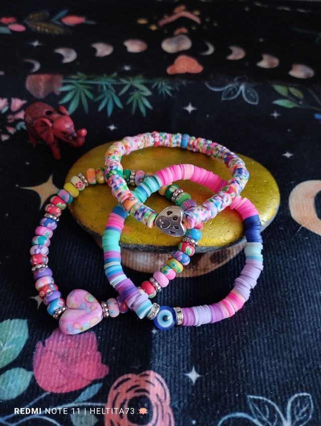 Pulseras verano multicolor