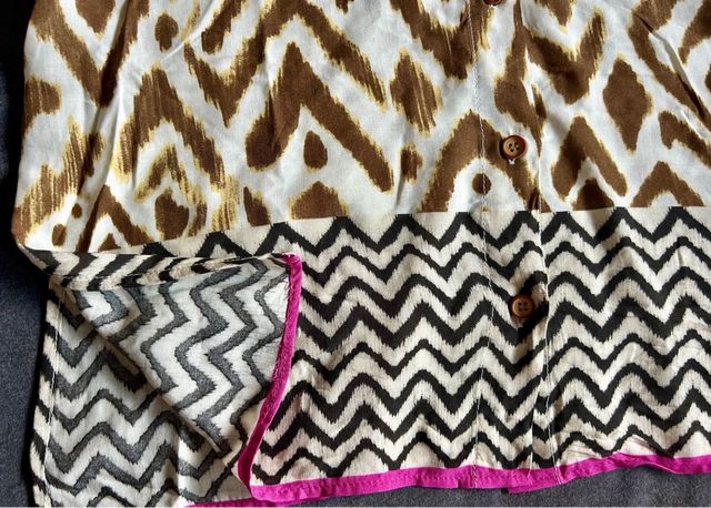 Camisa Zara étnica - talla S