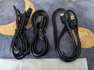 3 Cargadores USB C + Cables 5V 3A