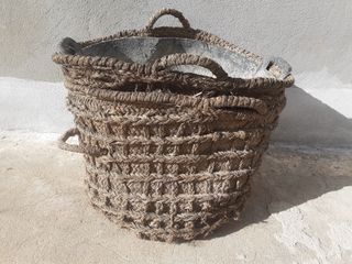 Capachos mimbre antiguos