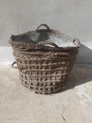 Capachos mimbre antiguos