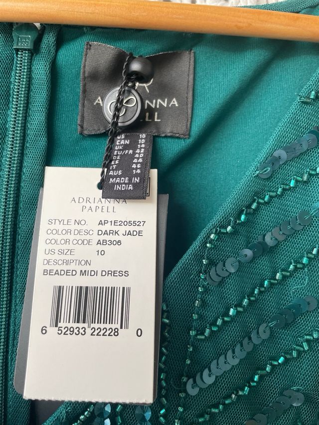 Vestido Adrianna Papell - Verde - XL