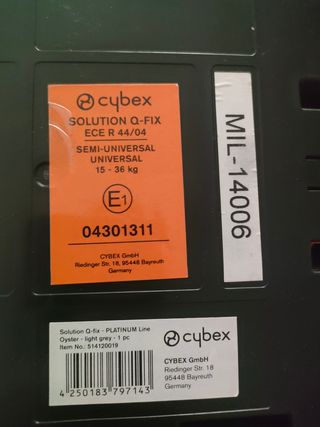 Silla coche Grupo 2-3 Cybex Solution Q-fix